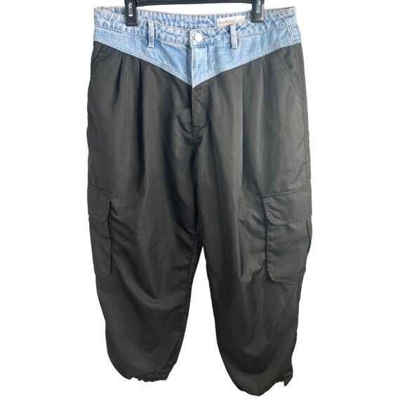 BLANKNYC By Anthropologie Cold Gem Trousers Womens Two-Tone Cargo Pants Size 31 - Picture 4 of 16